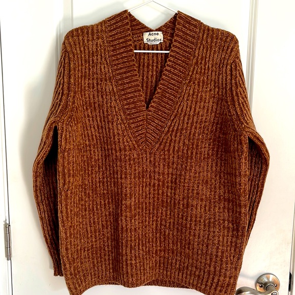 Acne studio oversize brown sweater - Picture 1 of 5